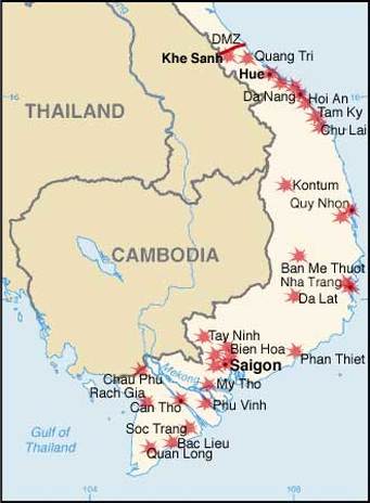 Maps Vietnam War